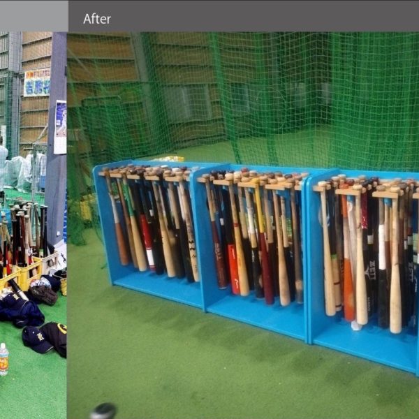 バットスタンドを桐生第一高等学校　硬式野球部様へ納品致しました。
